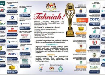 MAJLIS ANUGERAH KESELAMATAN DAN KESIHATAN PEKERJAAN NEGARA (NATIONAL OSH AWARD) 2022